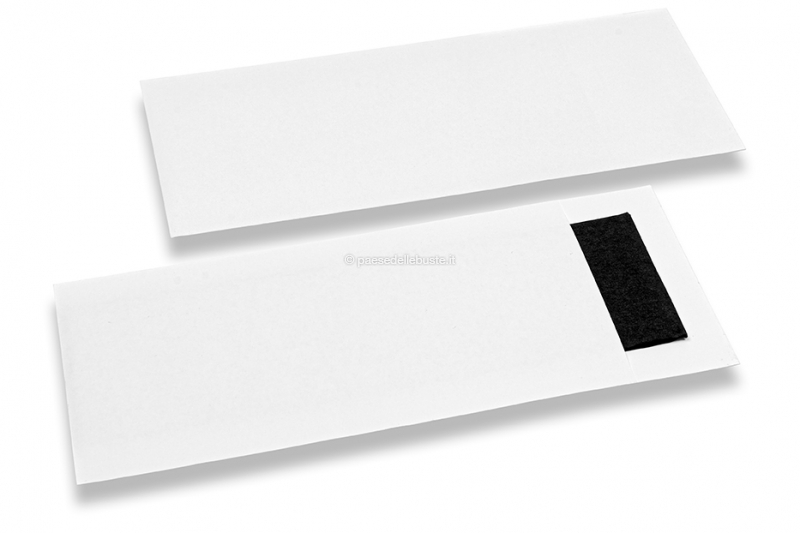 Buste portaposate bianco senza incisione + nero tovagliolo di carta