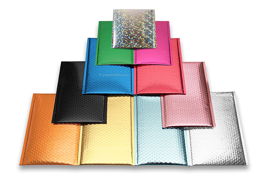 Buste imbottite metallizzate ECO