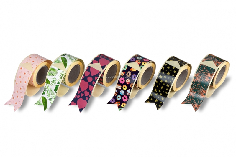 Etichette adesive chiudipacco stampate