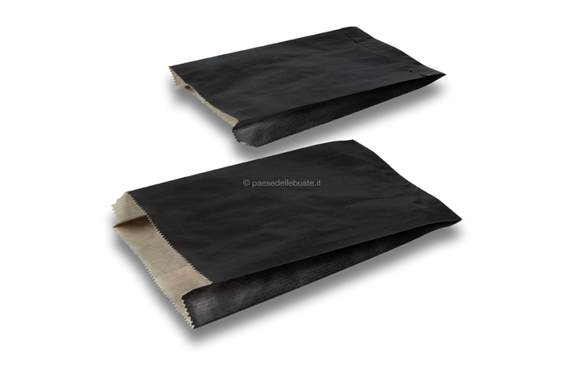 Sacchetti regalo in carta colorata - nero, 150 x 210 x 40 mm