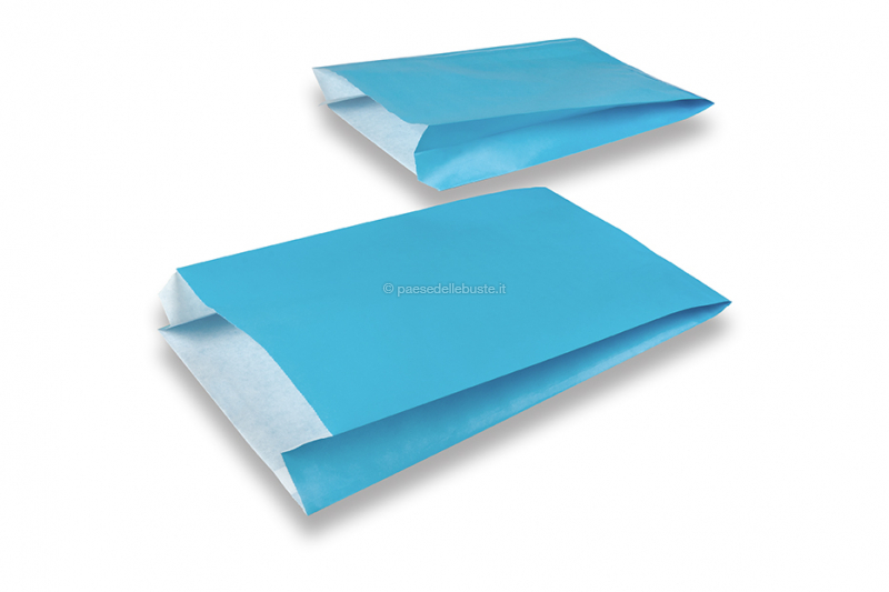 Sacchetti regalo in carta colorata - blu, 150 x 210 x 40 mm