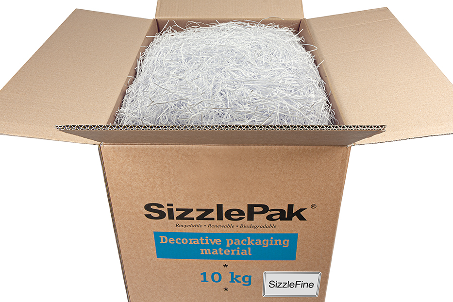 Materiale da riempimento SizzlePak Fine - Bianco (10 kg)
