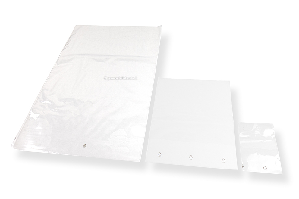 Sacchetti di plastica trasparenti