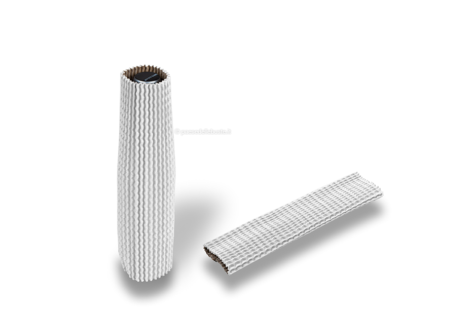 Manicotti protettivi in cartone bianco - 23 cm altezza: per un diametro da 3,5 cm a 5,5 cm